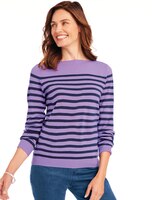 Cashmere-Like Boatneck Sweater thumbnail number 1