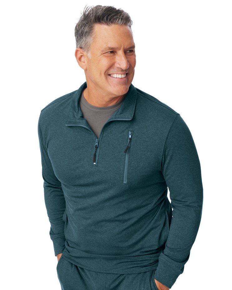 Scandia Woods Ultra-Fleece Quarter-Zip Sweatshirt image number 1