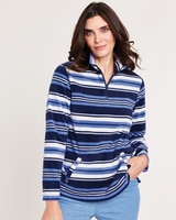 Scandia Fleece Quarter-Zip Pocket Top thumbnail number 1