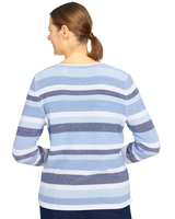 Alfred Dunner® Shenandoah  Valley Striped Sweater thumbnail number 2