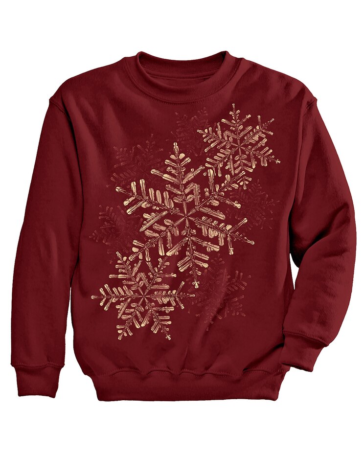 Snowflakes Graphic Sweatshirt image number 1