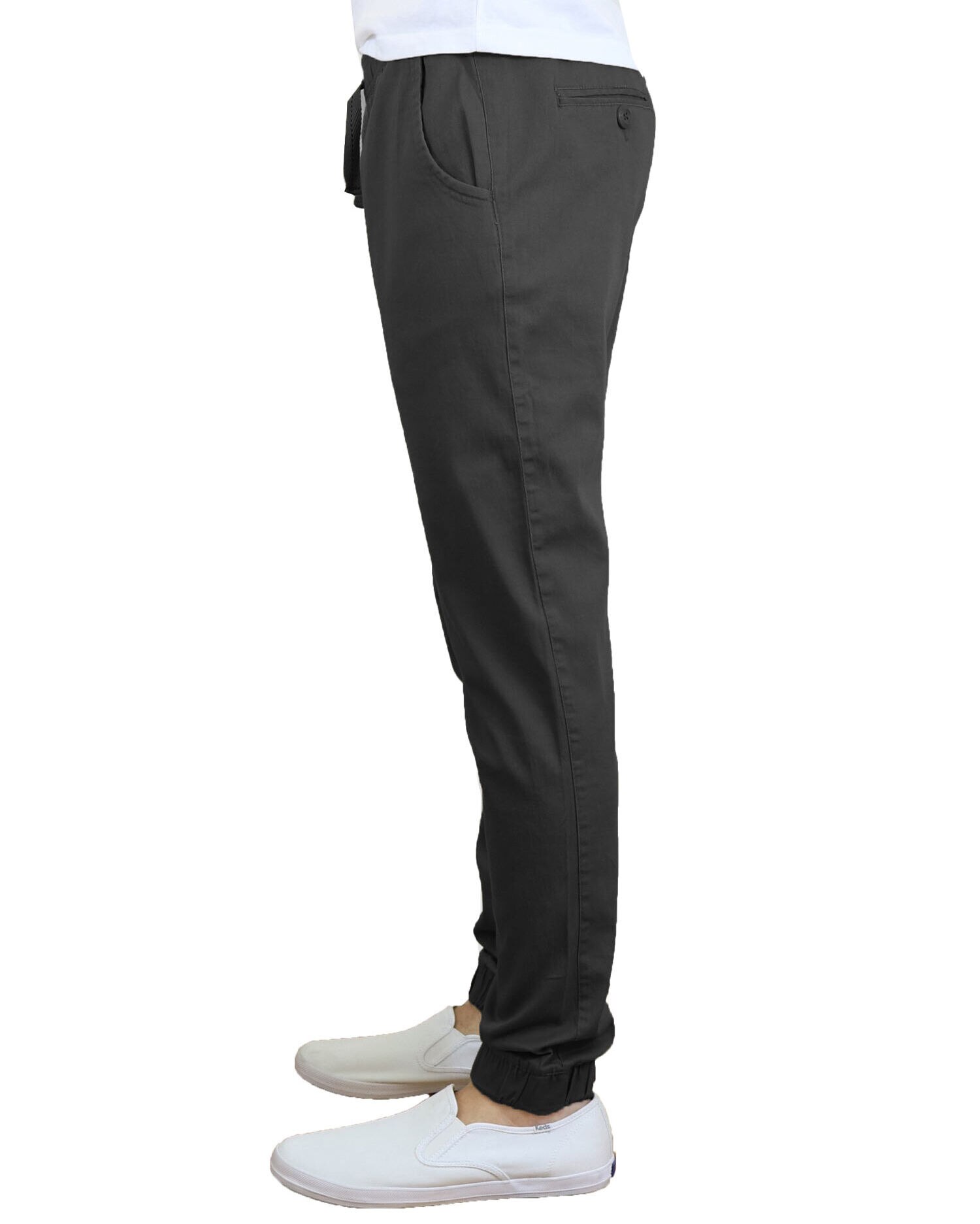 Galaxy by Harvic Stretch Twill Jogger Pants | Blair