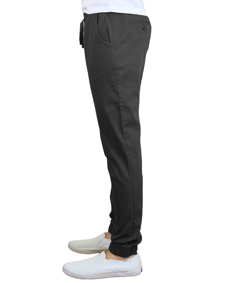 Galaxy by Harvic Stretch Twill Jogger Pants image number 2