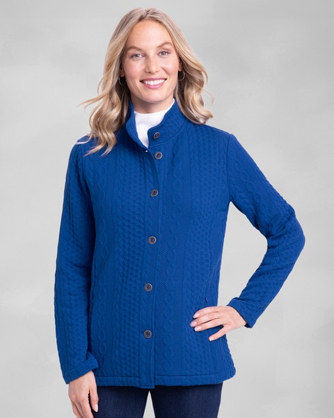 Cambridge Cabled Knit Jacket