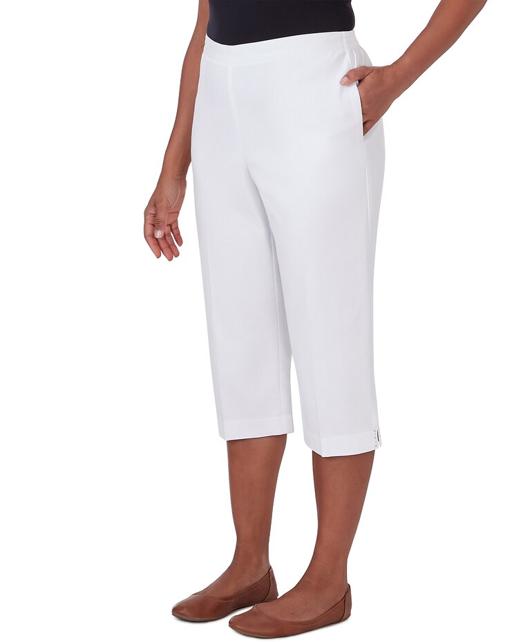 Alfred Dunner® All American Twill Capri with Pockets image number 7