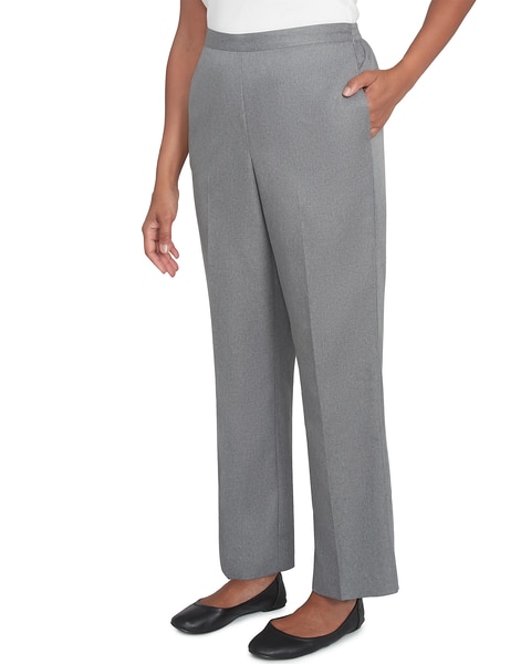 Alfred Dunner® Copenhagen Average Length Side Pocket Elastic Pant
