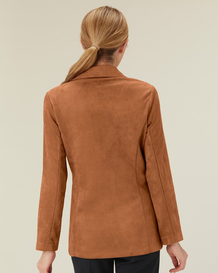 Stretch Microsuede Blazer image number 2