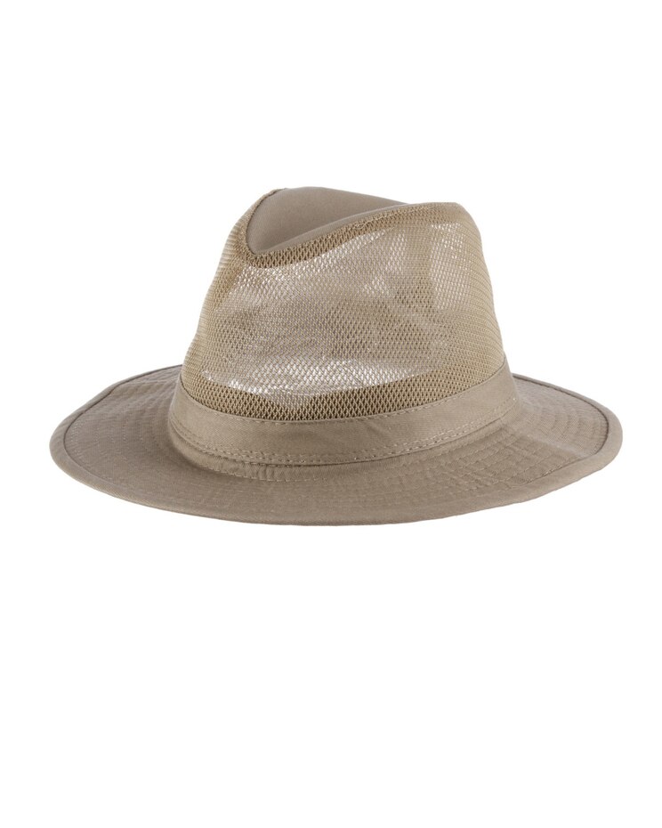Dorfman Hat Co. Trailman Washed Twill Safari Hat image number 1