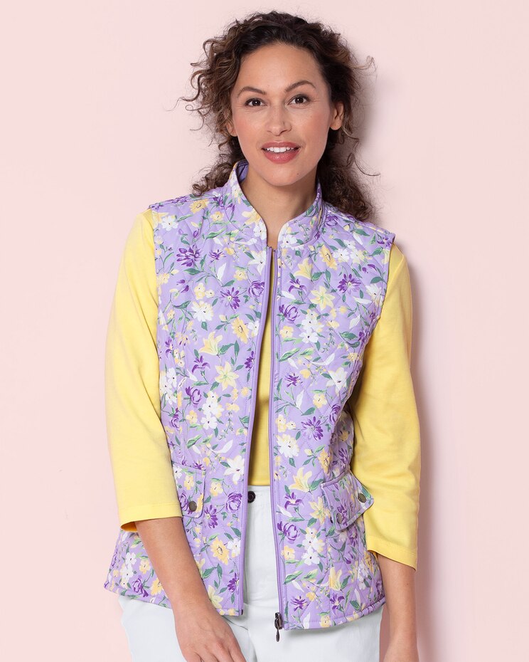 Berkshire Lavender Fields Reversible Vest image number 1