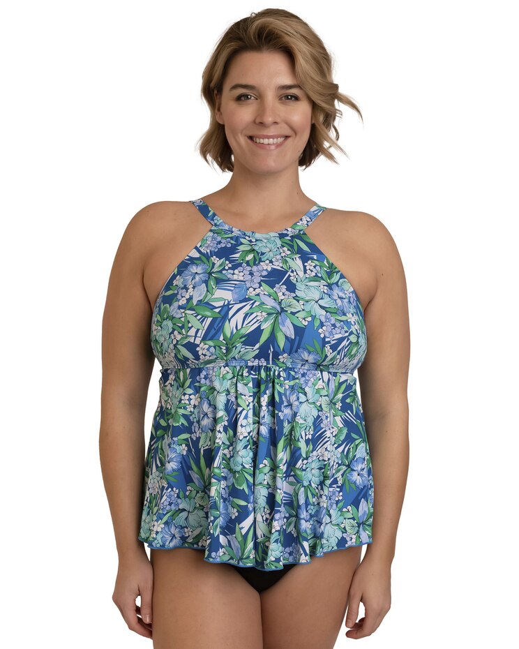Fit 4 U Tango-Tricot High Neck Flared Top image number 1