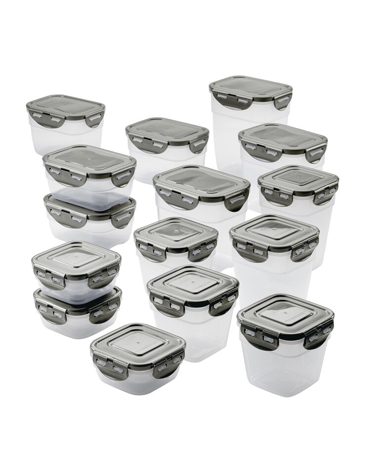 Rachael Ray - 30pc Leakproof Stacking Container Food Storage Set image number 1