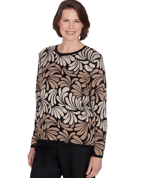 Alfred Dunner® Classics Geometric Ombre Scroll Top