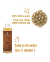 Pursonic Beauty Bundle - Golden Jojoba Oil & Bath Brush Massager thumbnail number 2