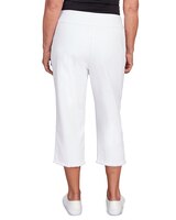 Alfred Dunner® Superstretch Denim Fringe Capri Pant thumbnail number 2