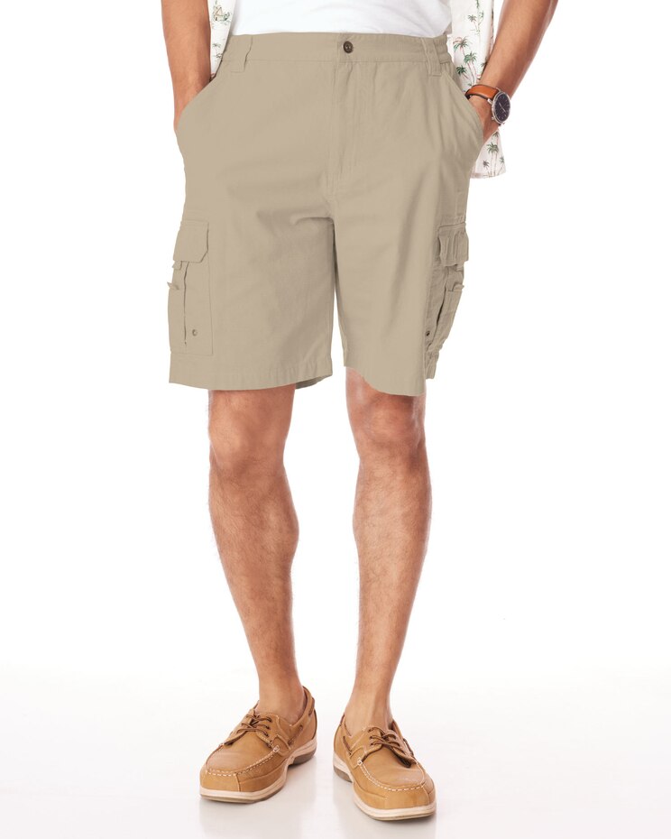 Victory® Relaxed-Fit Side-Elastic Cargo Shorts image number 1