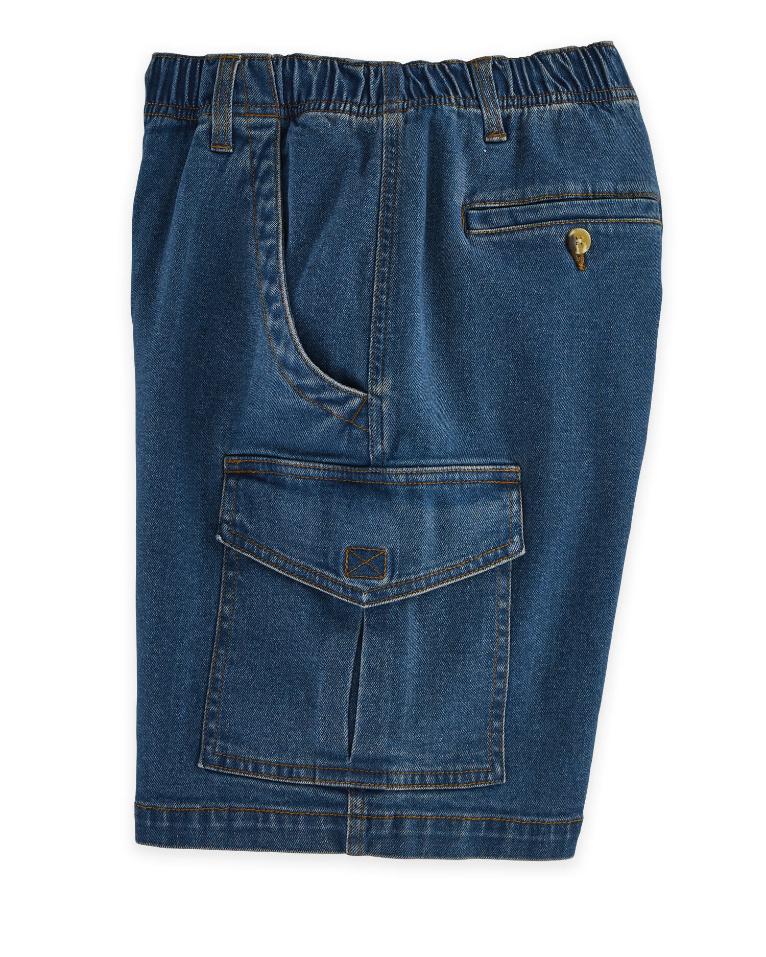 JohnBlairFlex Relaxed Fit Full Elastic Cargo Shorts Blair