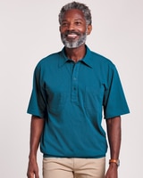 John Blair Short-Sleeve Banded-Bottom Polo thumbnail number 11