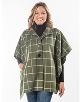 Windowpane Fleece Wrap thumbnail number 1