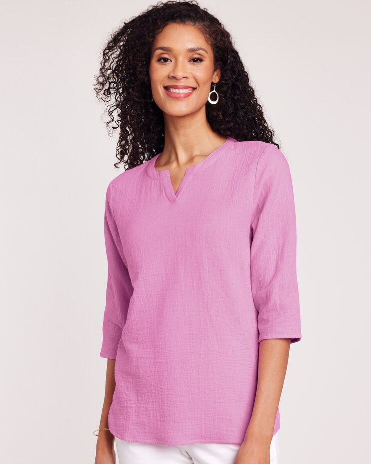Gauze Pullover Top image number 1