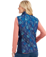 Print Diamond Quilted Vest thumbnail number 3