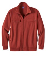 Haband Men’s Full Zip Fleece Shirt Jacket thumbnail number 1