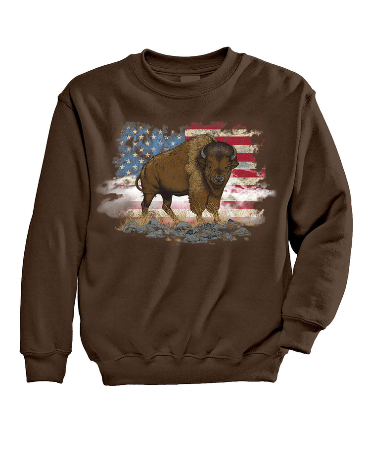 Buffalo Flag Graphic Sweatshirt image number 1