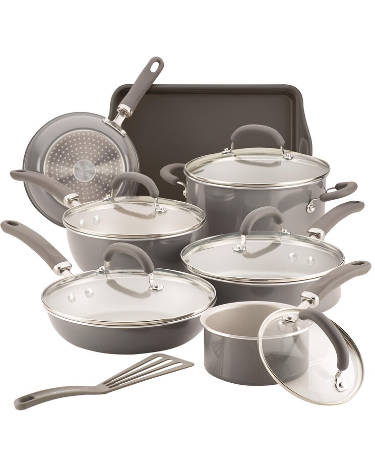 Rachel Ray Create Delicious 13pc Enamel Cookware image number 1