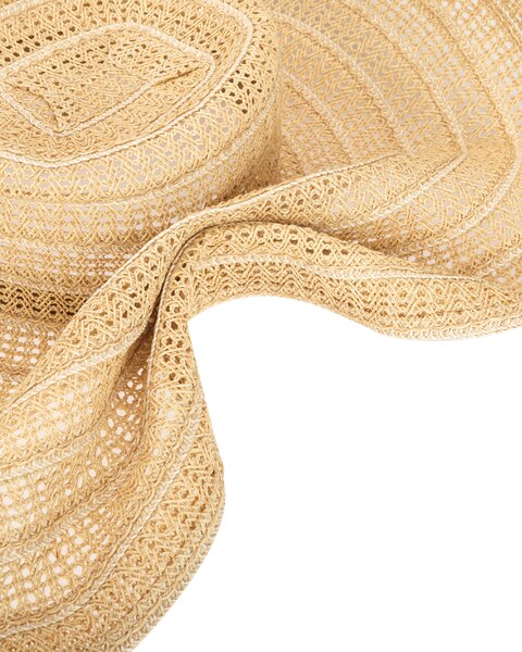 Dune - Open Paper Weave Wide Brim Floppy Sun Hat