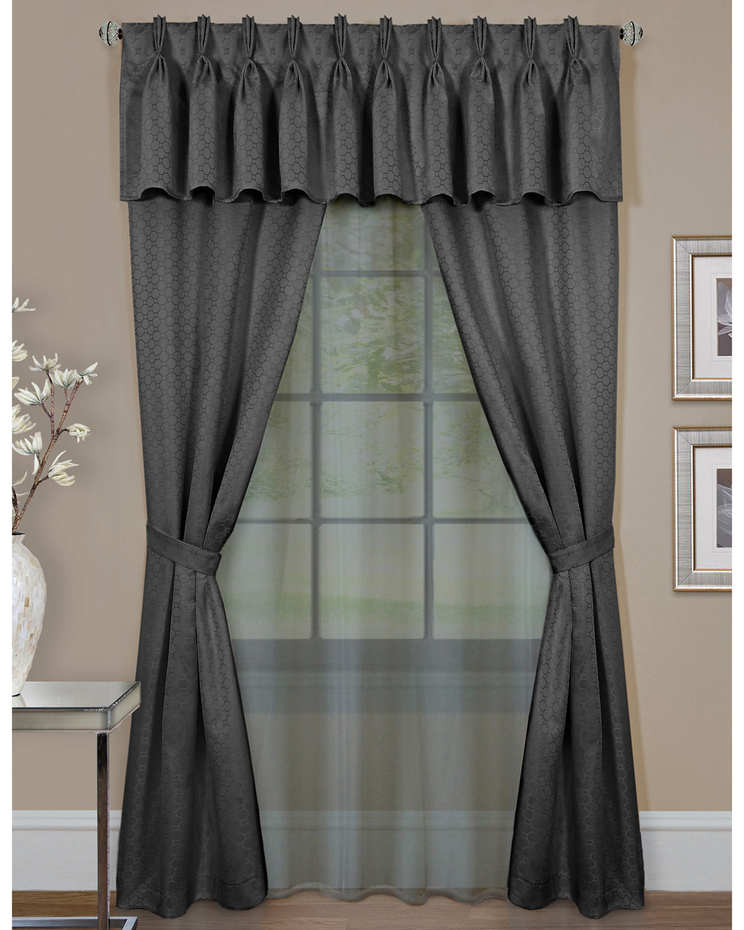 Claire 6Pc Window Curtain Set image number 1