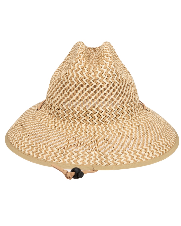 Pacific - Women's Mixed Paper Weave Cattleman Crease Lifeguard Hat image number 4