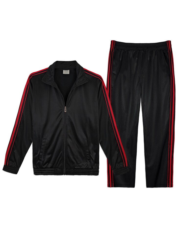 Victory Mens Track Jacket and Pant Set image number 1
