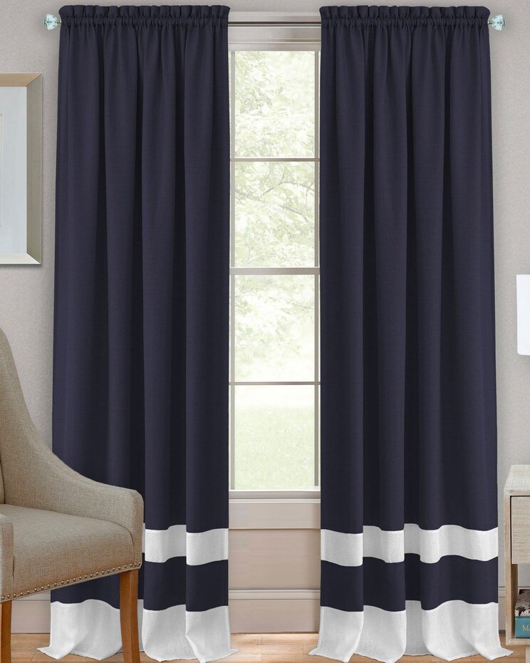 Darcy Rod Pocket Window Curtain Panel image number 1