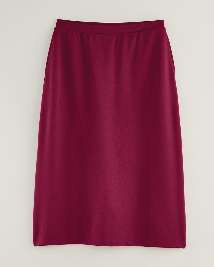 Care Free Stretch Knit Crepe Skirt image number 4