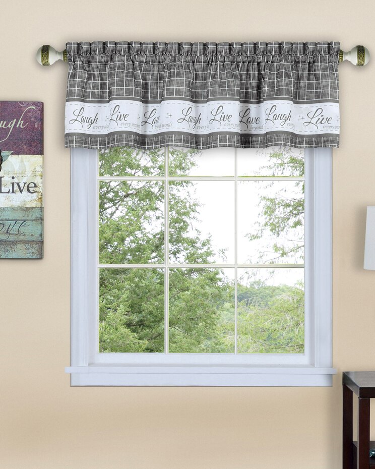 Live, Love, Laugh Window Curtain Valance image number 1