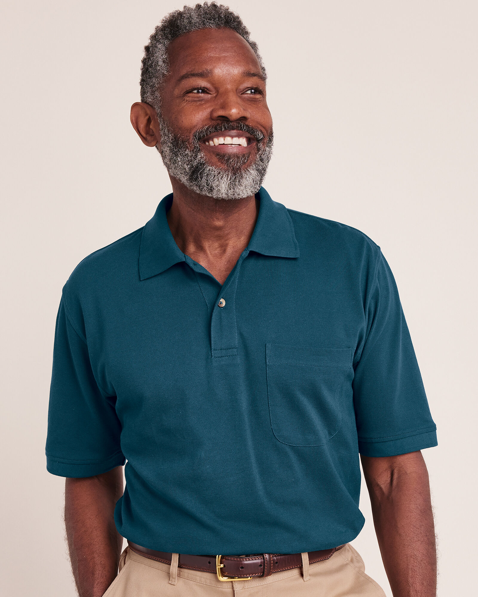 Short sleeve pique polo online