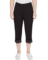 Ruby Rd® Pattern Play Lace Hem Capri thumbnail number 1