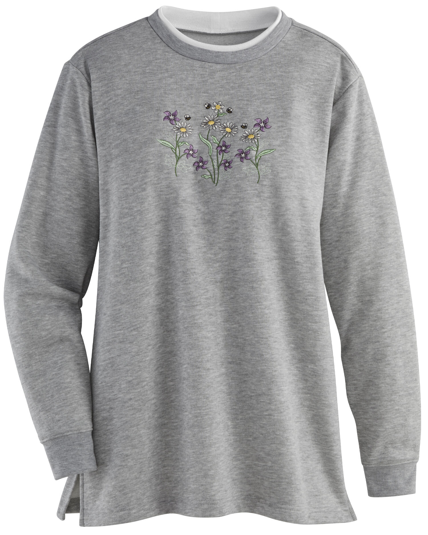 Embroidered chickadee 2025 sweatshirt