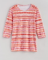 Essential Knit Button-Trim Top thumbnail number 1