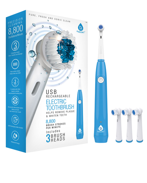 USB Rechargeable Rotary Toothbrush