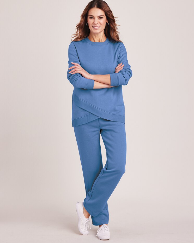 Fleece Tulip Hem Pants Set image number 1