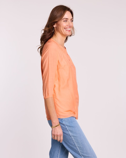 Smocked Peasant Top