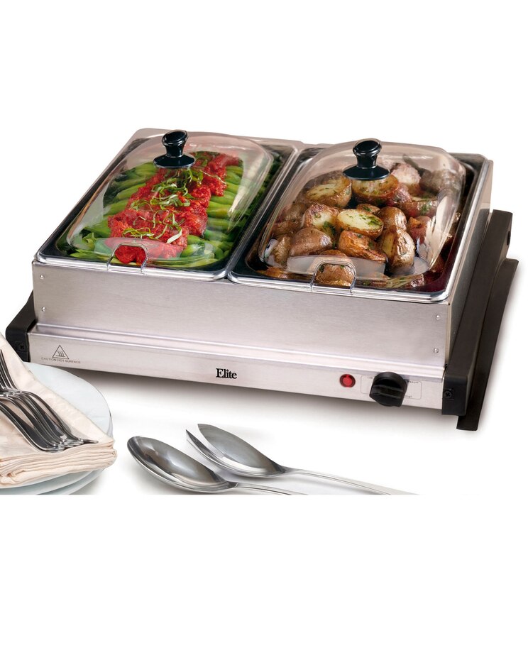 Elite 5qt Dual Buffet Server image number 1