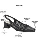 Easy Street® Fortune Square Toe Slingback Pumps thumbnail number 8