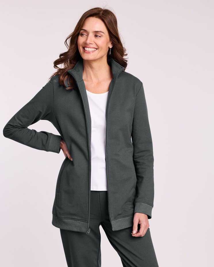 Soft & Easy French Terry Jacket image number 1