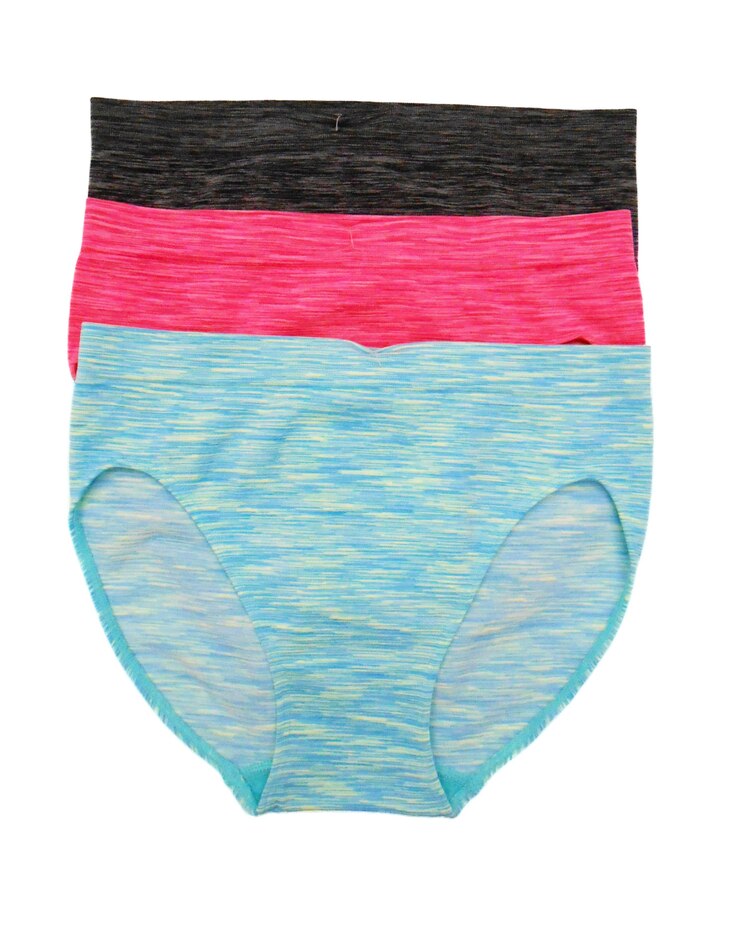 Seamless Spacedye Brief Panty 3Pack image number 1