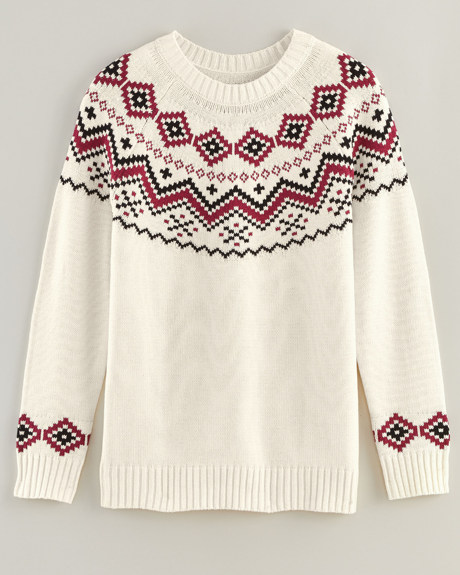Womens fair isle sweater 2025