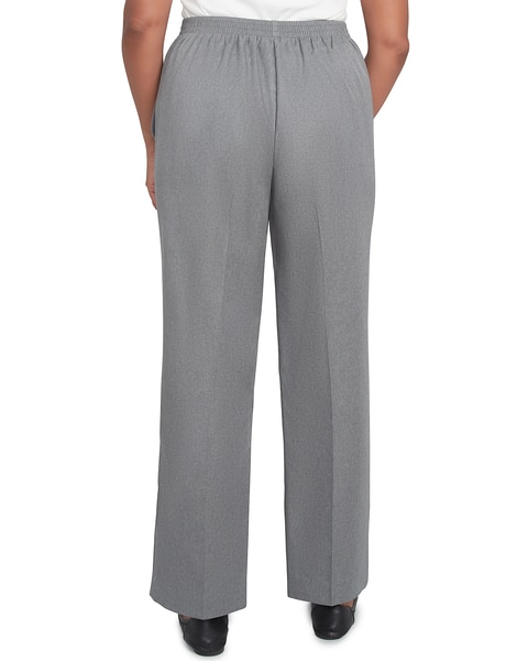 Alfred Dunner® Copenhagen Petite Side Pocket Elastic Pant