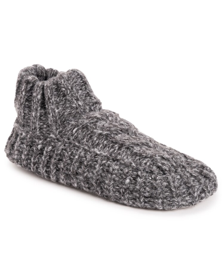 MUK LUKS® Women's Sweater Cuff Bootie Socks image number 1