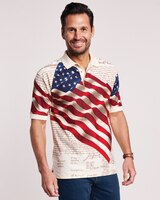 Men's Americana Flag Polo thumbnail number 1