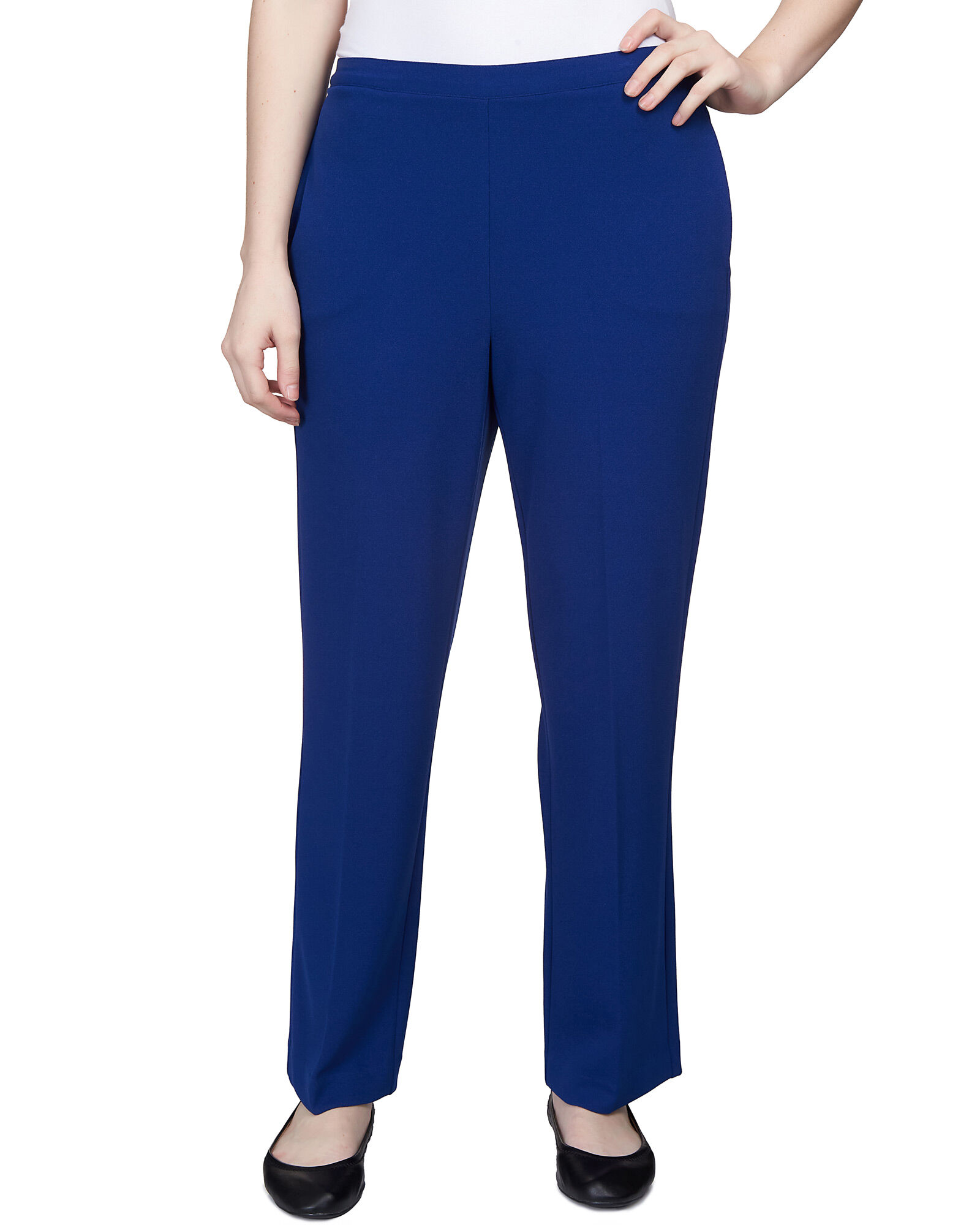 Alfred dunner navy pants clearance